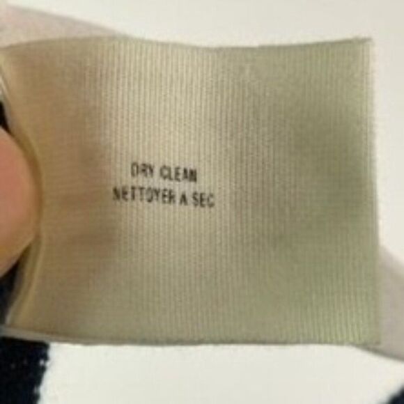 Anthropologie | Sparrow Navy Blue Knit Dress, Flutter sleeves, Small - Picture 10 of 10